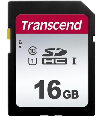 Amazon.com: Transcend 16GB SDXC/SDHC 300S Memory Card TS16GSDC300S