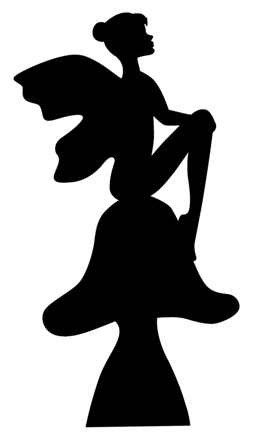 STAR CUTOUTS SC1065 Fairy Silhouette – Lifesize Cardboard Cutout with Mini | for Displays, Gifts & Party Decorations, Faity, Regular