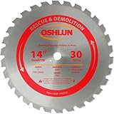 Oshlun SBR-140030 14-Inch 30 Tooth FTG Saw Blade