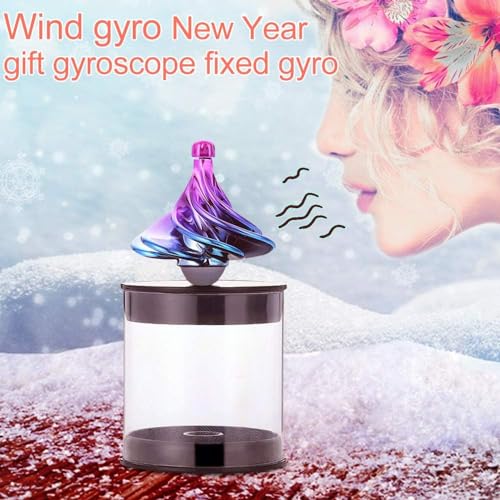 Gyro Wheel Spinning Top Toy - Stress Relief Desk Companion & Novelty Gift for All Ages