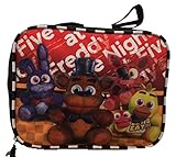 New 2017 Five Nights At Freddys Lunch Bag FNAF Snack Bag Bonnie Chica Foxie -Back Checker