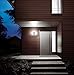 LEONLITE Motion Sensor Flood Light, UL & ES Listed, Aluminum LED Security Lights Dusk to Dawn, Adjustable Dual Heads, IP65 Waterproof, 1400lm Outdoor Floodlighting Fixture, 5000K Daylight, Bronze