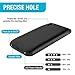 iPhone X Battery Case, 6000mAh Rechargeable Charging Case Supports Wired Headset/Bluetooth Earphone/Lightning Cable, Portable Charger Case for iPhone 10 (5.8 inch), SYNC Through Technology (Black)