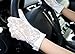 Urban CoCo Vintage Spring and Summer Women's Lace Cotton Short Gloves (Model 2-White)