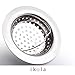 IKOLA2PCS Stainless-Steel Kitchen Sink garbage Strainer Large Wide Rim 4.35