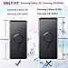 MP-MALL for Galaxy S9 Case, Clear Back Flowing Liquid Floating Luxury Bling Glitter Sparkle TPU Hybrid Bumper Girl's Case for Samsung Galaxy S9 - Purple