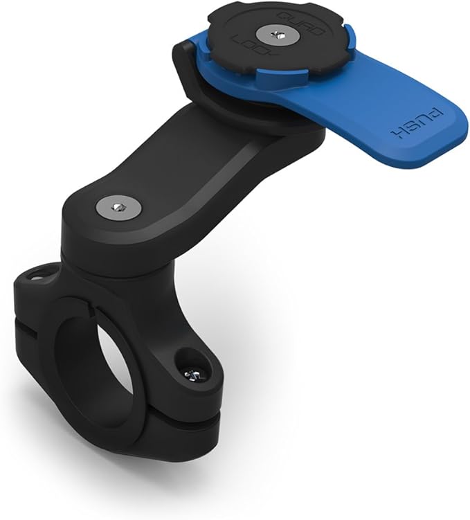 Quad Lock Motorcycle Mount akıllı telefon tutucu, siyah, one size
