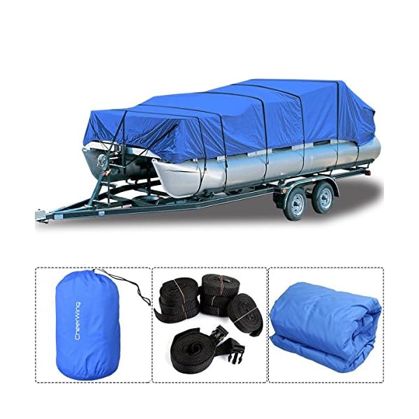 Cheerwing-600D-Waterproof-Pontoon-Boat-Cover-fits-Pontoon-Boats-21-to-24-Long-Blue