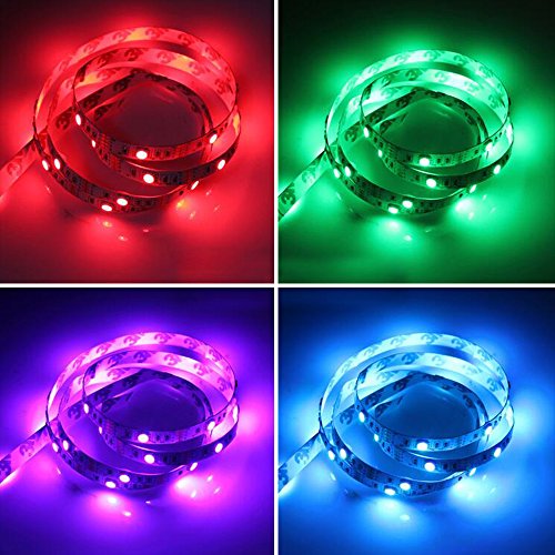 Happy Hours - 30 Beads Per Meter Colorful Light Strings / Waterproof RGB Bicycle Wheel Lights / LED Bike Light Wheel / Color changing LED Strip Front And Back (2.0 Meters) - Thumbnail 5