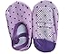 Kisgyst 5 Pairs Baby Girls Toddler Cartoon Dots Anti Slip Skid Foot Socks No-Show Crew Cotton Socks Sneakers 10-30 Months