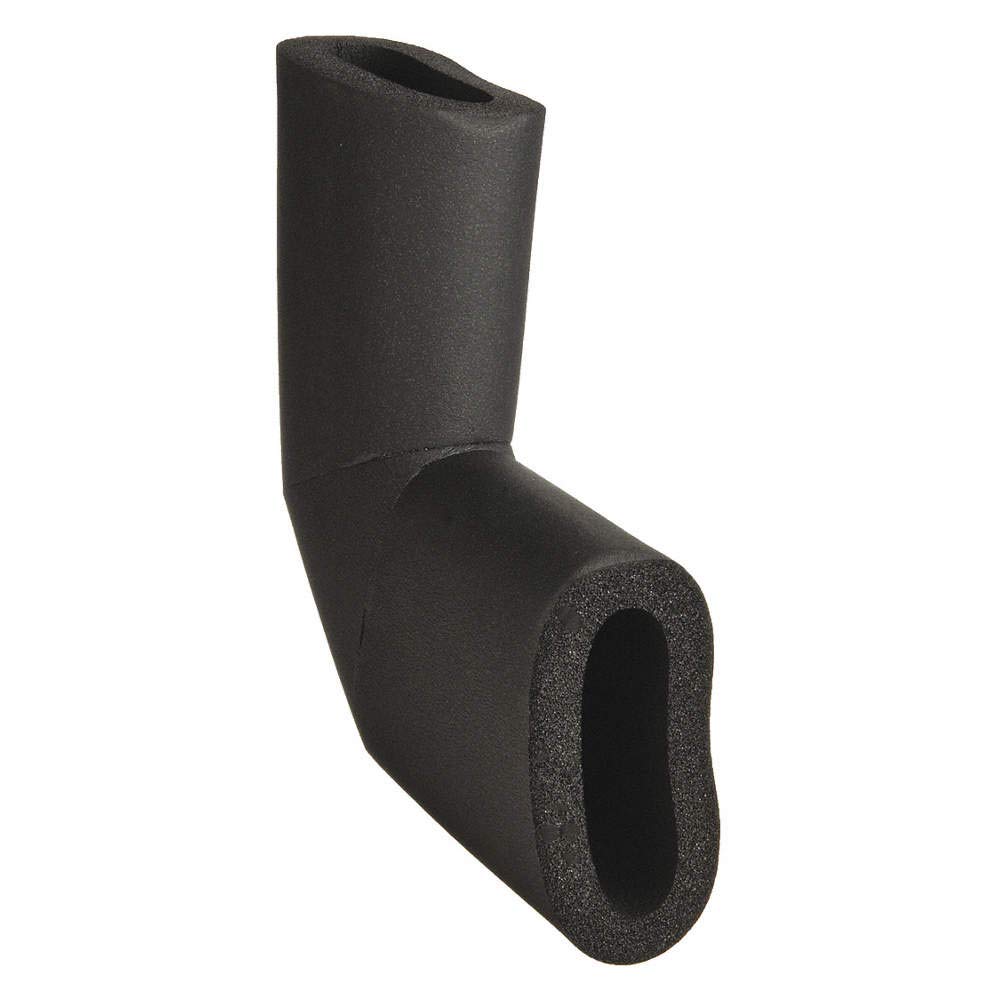 15/8" x 37/64" Elastomeric Elbow Pipe Fitting Insulation, 3/4" Wall