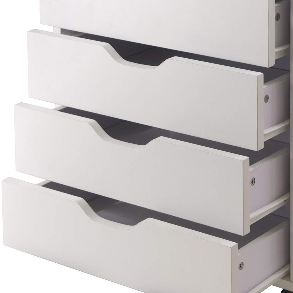 Winsome Halifax for Closet/Office, 5 Drawers, White 12303025062