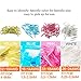 Iztoss 100pcs 26-24AWG Insulated Heat Shrink Butt Wire Electrical Crimp Terminal Connector white