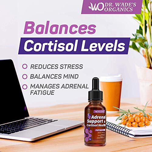 Adrenal Support Supplement Thyroid Health & Cortisol Manager Liquid