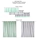 Mint Green and Grey Arrow Stripe 4 Piece Baby Crib Bedding Set by The Peanut Shell