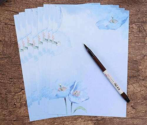 Efivs Arts 56pcs Vintage Retro Design Writing Stationery Paper Pad Letter Set, 7 Different Style - Thumbnail 5