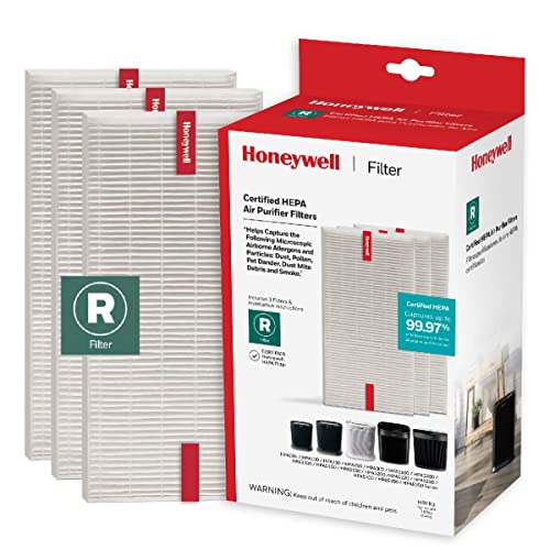 Honeywell HEPA Air Purifier Filter R, 3Pack for HPA 100/200/300 and