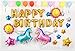 16 Inch Foil Mylar Balloons Bouquet for Wall Decoration (Premium Quality, Air-Fill Only), Blue Stars, Letters BABY