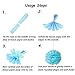 LECMARK 51 Pcs Birthday Party Supplies Kit - Mint Green, Pink and Cream Happy Birthday Banner with Fluffy Tissue Paper Pom Poms, Tassel Garland and Colorful Balloons (Mint Green)