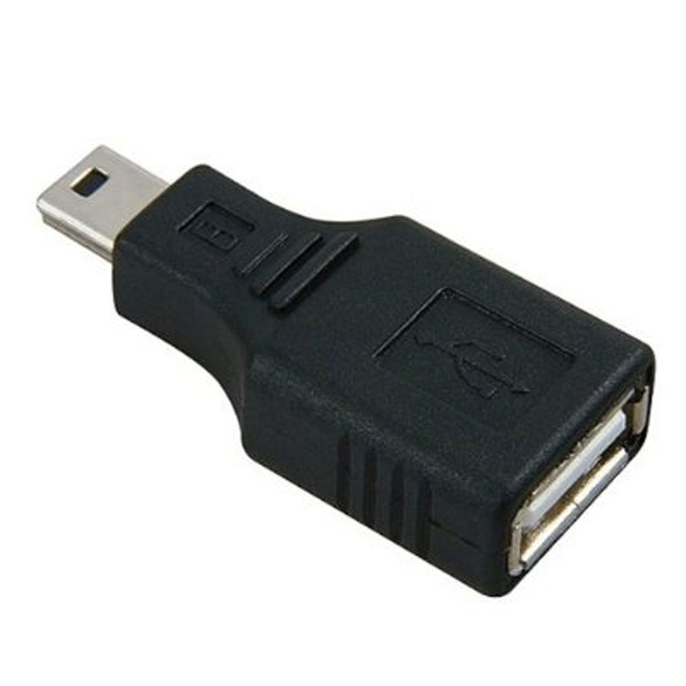 AKORD USB A Female to Mini USB B 5 Pin Male Adapter