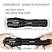 LED Flashlight, Wowlite XML T6 Tactical Flashlights High Lumens, Zoomable, 5 Modes, Water-Resistant Flash Light - Camping Accessories, Outdoor Gear, Emergency Flashlights (2 Pack)