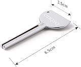 UDQYQ 3 Pieces Tube Squeezer Stainless Steel Toothpaste Dispenser Silver view 2