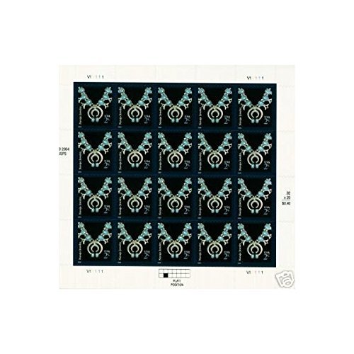 Navajo Jewelry 20 x 2 cent US POSTAGE stamps NEW by USPS