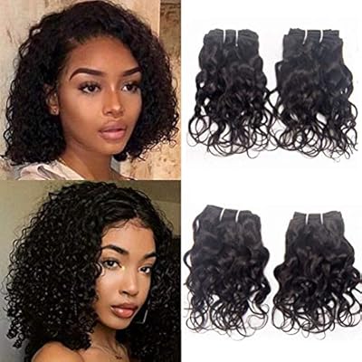 Brazilian Curly Human Hair Weave 4 Bundles Virgin Remy Hair