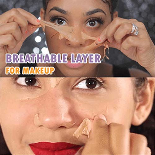 Efaster 5 PCS Breathable Tattoo & Flaw Concealing Tape,Scars Flaw Concealing Tape Stickers,Tattoo Covers and Skin Shields Cover Up Tape,Flesh-Colored Waterproof Free to Cut Smudge Any Part (Light) - Thumbnail 5