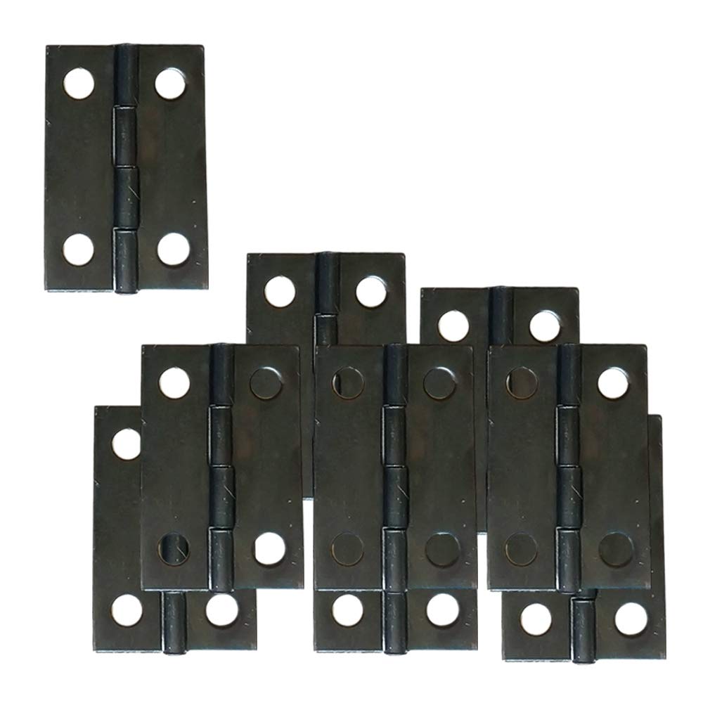 YOFASEN Metal Gate Hinges - Mini Hinge Butt Door Hinges Furniture Hardware Door Hinge with Screws, 200 Pcs