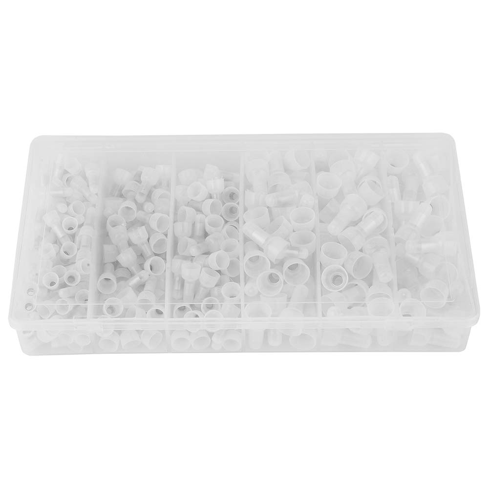 300Pcs 22-16/16-14/12-10 Gauge Close End Cap Crimp Terminals Connectors Kit in Car Audio and Security Equipment