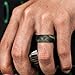 ThunderFit Silicone Wedding Ring for Men, Rubber Wedding Band (Camo, 11.5-12 (21.3mm))