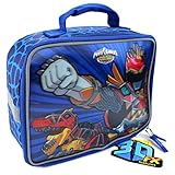 Power Rangers Dino Supercharge Soft Lunch Box (Dino Blue)