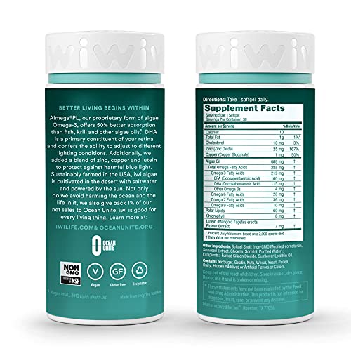 iwi Eye Multivitamin Supports Eye Strain, Dry Eye & Vision Health