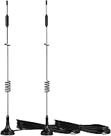 Bingfu 8dBi 4G LTE TS9 Antenna 2-Pack Magnetic Base for MiFi Hotspot Router view 1