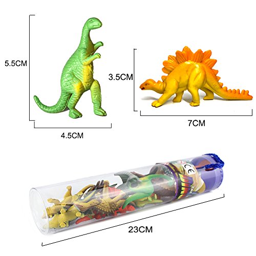 Dreamon Dinosaurier Figuren Spielzeug Set Mini Dino Geburtstag Deko Tortendeko Weihnachten Geschenke Dinosaurier… – Bild 8