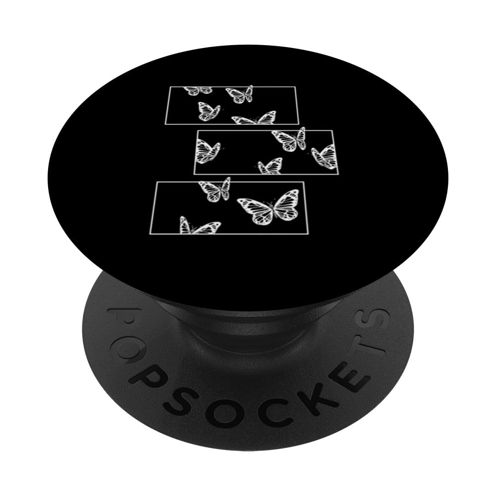 Butterfly Grunge Fairycore Aesthetic Goth PopSockets Swappable PopGrip