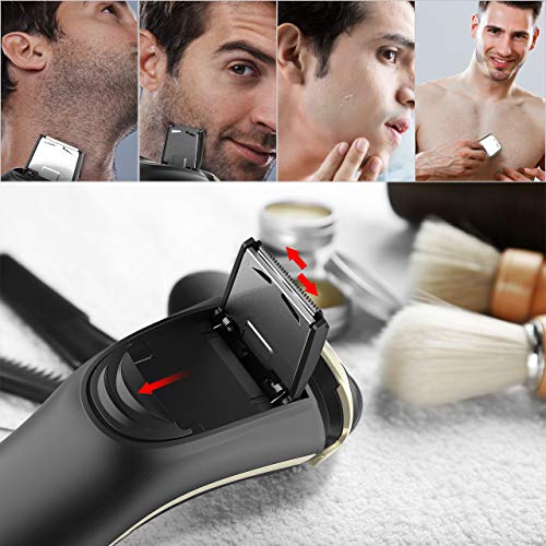 Electric Shaver for Men,TedGem 3D Rotary Shaver Razor Wet & Dry Waterproof IPX7 Electric Razor USB Rechargeable Beard Pop-up Trimmer Cordless Foil Shaver, Best Gift For Father Husband Boyfriend Brothe