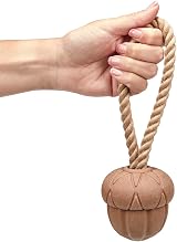 Petface Acorn on a Rope Dog Toy – Durable Interactive Tug Toy view 3