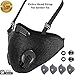 Dust Breathing Mask Activated Carbon Dustproof Mask with Extra Carbon N99 Filters for Pollen Allergy Woodworking Mowing Running Cycling Outdoor Activities