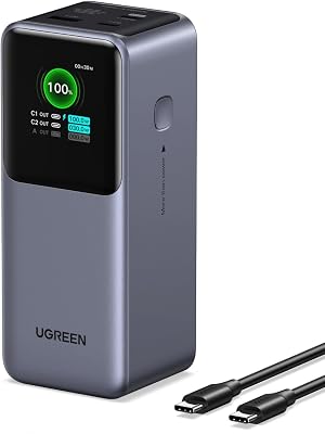 Nexode Pro 130W Power Bank 20000mAh Batería Externa USB C PD 100W