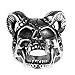 Eamaott Stainless Steel Sheep Head Ring Vintage Men Personalized Finger Ring Great Gift US Standard Size 11