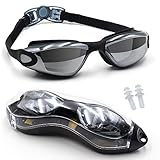 AyoGu Swimming Goggles, Swim Goggles- Anti-Fog, UV Protection,Crystal Clear Vision,No Leaking,with Protective Case,For Adult Men Women Youth Kids