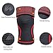 711TEK Compression Knee Sleeves - Best Knee Brace for Men & Women – Knee Support for Running and All Sports,Faster Injury Recovery (Red, XLarge-2P)