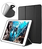 DTTO Case for iPad Mini 4,(Not Compatible with Mini 5th Generation 2019) Ultra Slim Lightweight[Auto Sleep/Wake] Smart Case Trifold Cover Stand with Flexible Soft TPU Back Cover for iPad mini4, Black