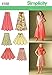 Simplicity Pattern 4188 Misses Skirts with Length Variations and Belt Sizes 8-10-12-14-16