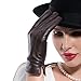 MATSU Women Winter Warm 100% Cashmere lined Touchscreen Texting Leather Gloves 5 Colors M9906