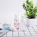 Plastic Spray Bottle for Women, 2oz Empty Travel Bottles Water Misting for Facial Body, Clear Toiletry Sprayer Setting Airless Atomizer Refillable Containers for Perfume Cosmetic Lotion 3 pcs/60ml