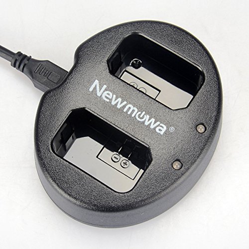 Newmowa Dual USB Charger for Sony NP-FW50 and Alpha a3000, Alpha a5000, Alpha a6000, A6300,Alpha 7, a7, Alpha 7R, a7R, Alpha 7S, a7S, NEX-3, NEX-3N, NEX-5, NEX-5N, NEX-5R, NEX-5T, NEX-6, NEX-7, NEX-C3, NEX-F3, SLT-A33, SLT-A35, SLT-A37, SLT-A55V, Cyb