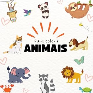 Livro Animais - Para colorir